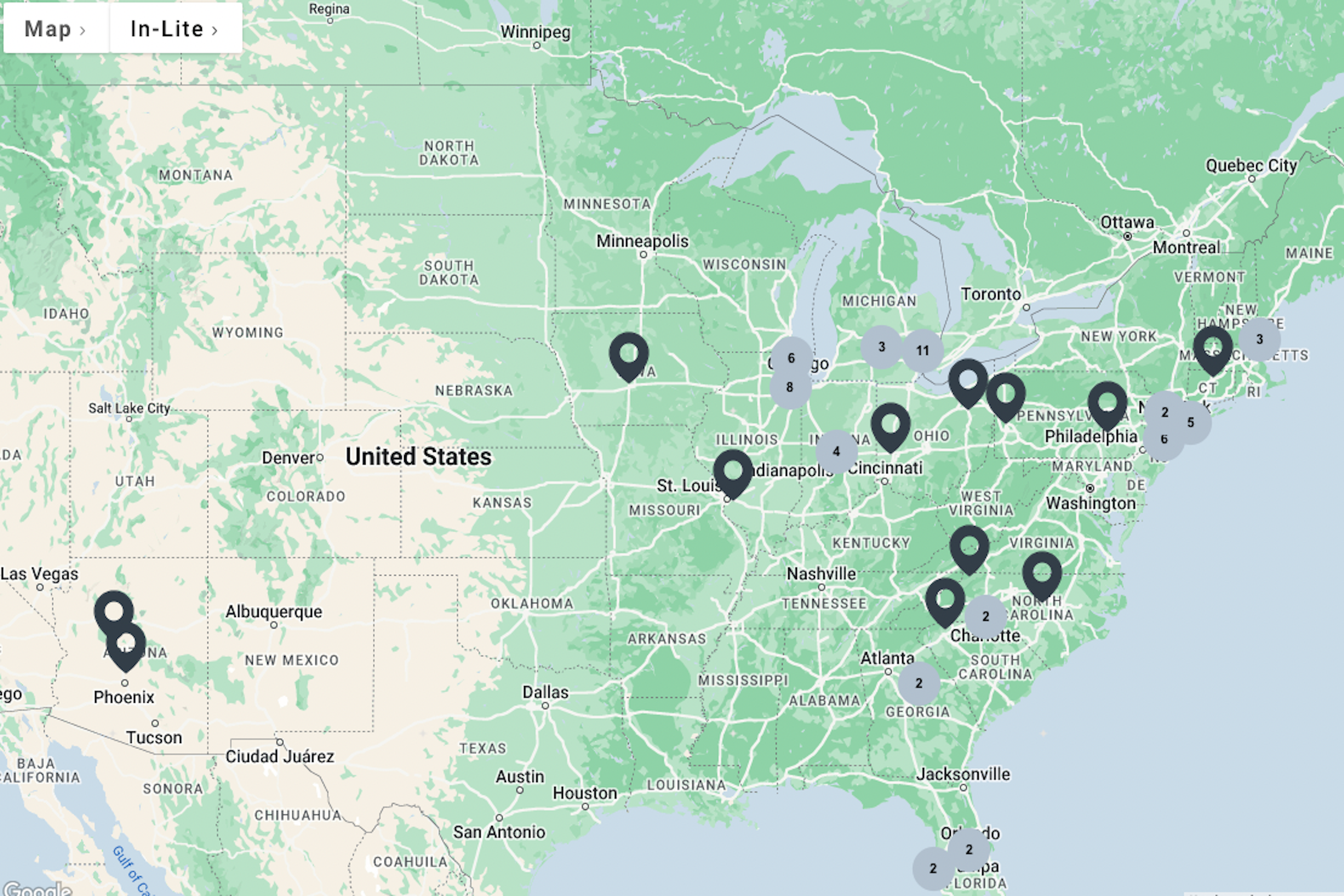 dealer map in-lite dealer map in-lite